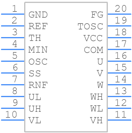 BD63441AFU-E2 - ROHM Semiconductor - PCB symbol