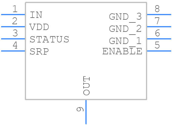 BTF3080EJXUMA1 - Infineon - PCB symbol