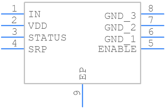 BTF3050EJXUMA1 - Infineon - PCB symbol