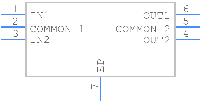 MAX3620BETT - Analog Devices - PCB symbol