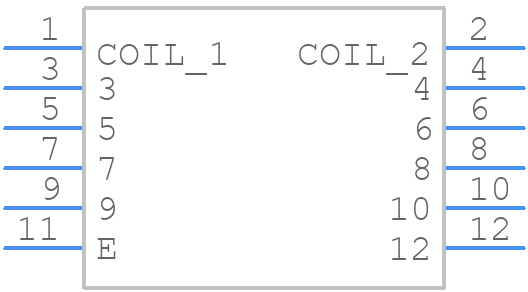 7104-12-1010 - Coto Technology - PCB symbol