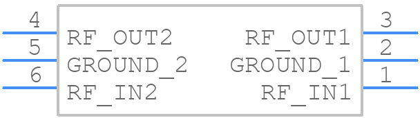 DLFCV-1000+ - Mini-Circuits - PCB symbol