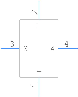 B43516B0687M060 - TDK - PCB symbol