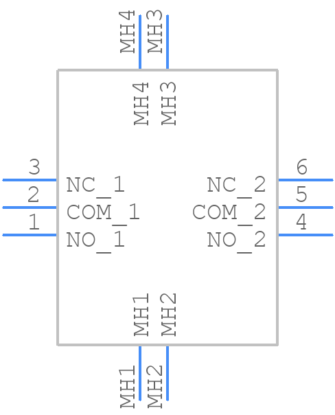 M2023SS2G13 - NKK Switches - PCB symbol