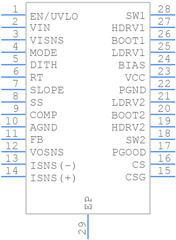 LM5176QPWPRQ1 - Texas Instruments - PCB symbol