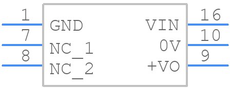 WRB1212N-2W - Mornsun Power - PCB symbol