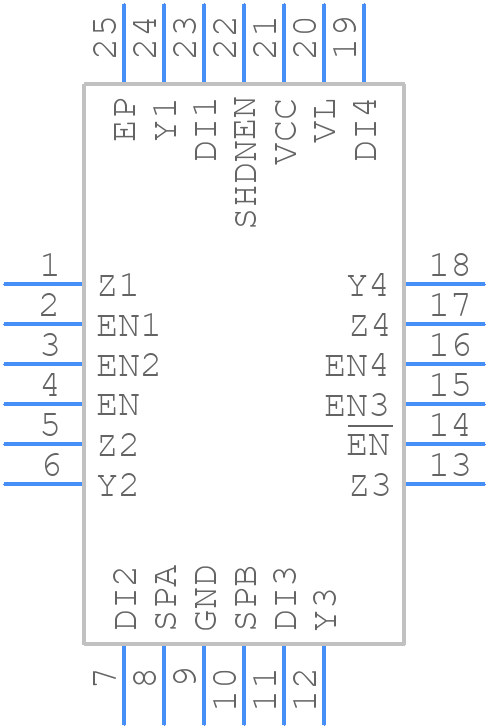 ISL32179EIRZ-T - Renesas Electronics - PCB symbol