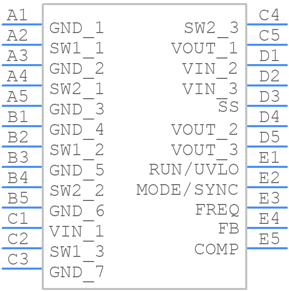 LTM4693IV#PBF - Analog Devices - PCB symbol