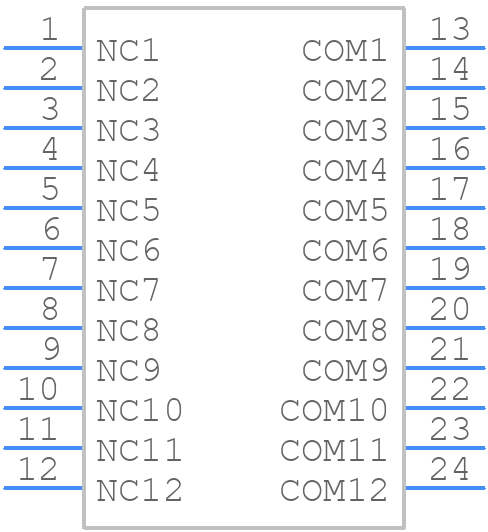 76RSB12ST - Grayhill - PCB symbol
