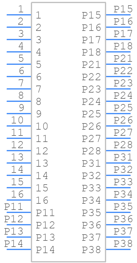 LPHS-06-16-L-VP1-GP - SAMTEC - PCB symbol