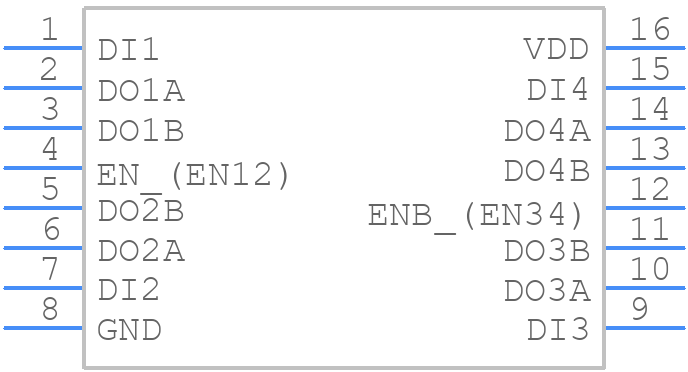 LTC1689IS - Analog Devices - PCB symbol