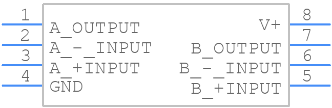 NJM2903D - Nisshinbo - PCB symbol