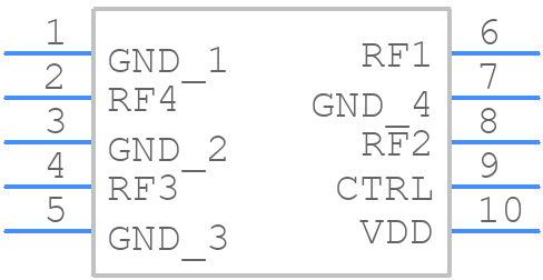 BGSX22G6U10E6327XTSA1 - Infineon - PCB symbol