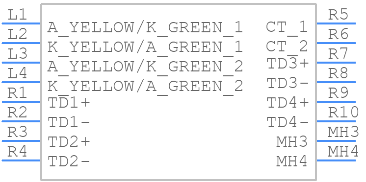 RB1-2S5BAK1A - UDE Corp - PCB symbol