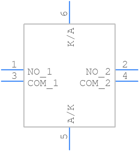 TLL-62AG-S-V-B - Diptronics - PCB symbol