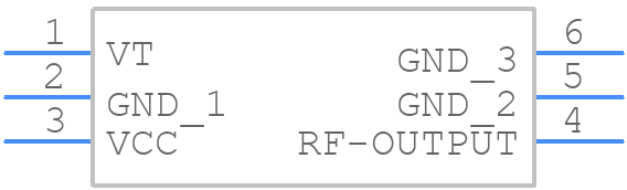 CVCO45CL-0430-0470 - Crystek - PCB symbol