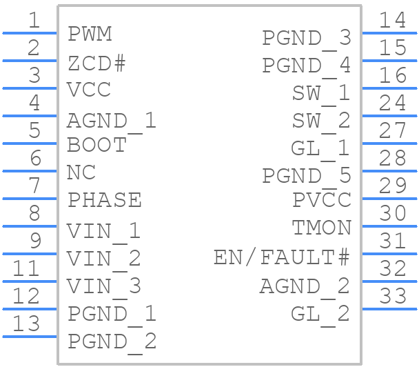 FDMF5820DC - onsemi - PCB symbol