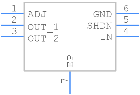LT3008IDC#TRPBF - Analog Devices - PCB symbol