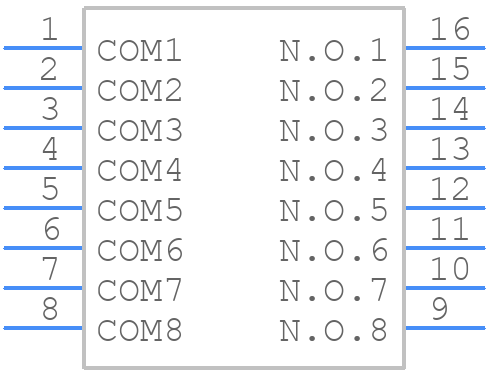 A6SR-8104 - OMRON Electronics - PCB symbol