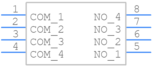 NDP-04V - Diptronics - PCB symbol