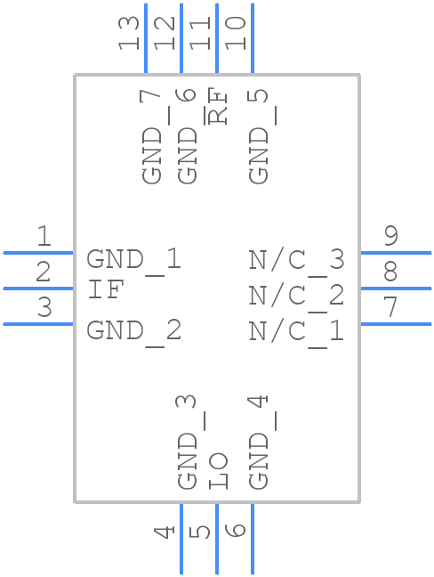 MDB-54H+ - Mini-Circuits - PCB symbol