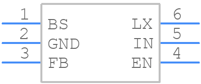 DIO6913TST6 - DIOO Microcircuits - PCB symbol