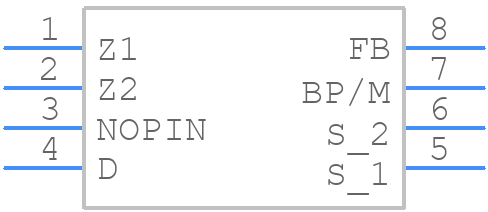 LNK3306D-TL - Power Integrations - PCB symbol
