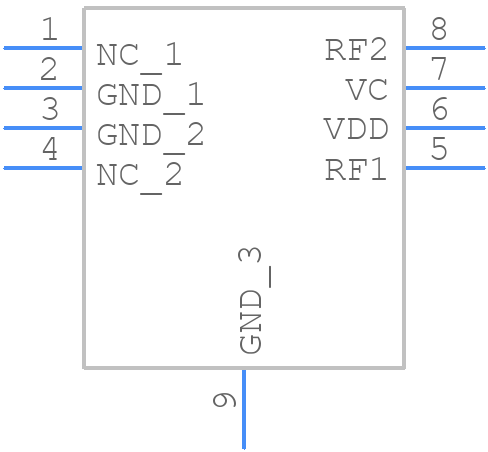 QPC6014 - Qorvo - PCB symbol