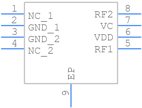 QPC6014TR7 - Qorvo - PCB symbol