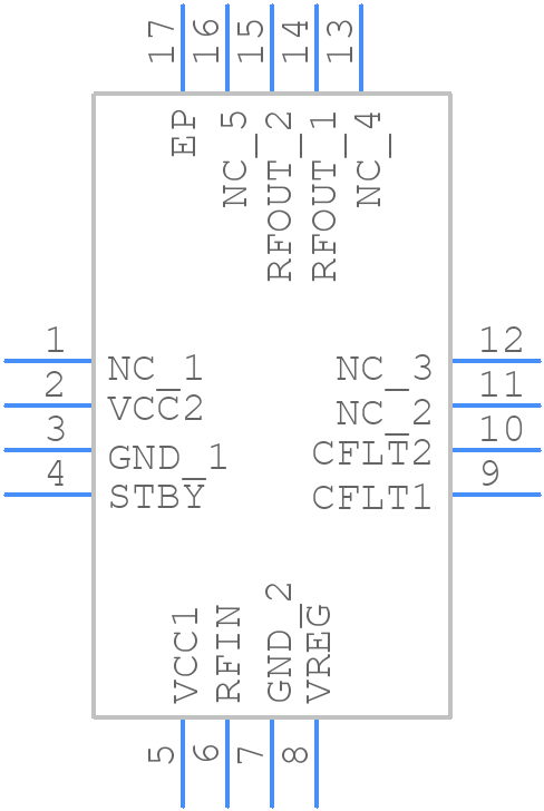 ADL5571ACPZ-R7 - Analog Devices - PCB symbol