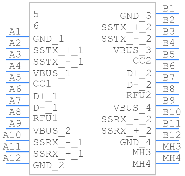 U31BU1CGSMT - Econ Connect - PCB symbol