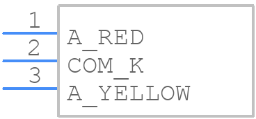 WP3VEYW - Kingbright - PCB symbol