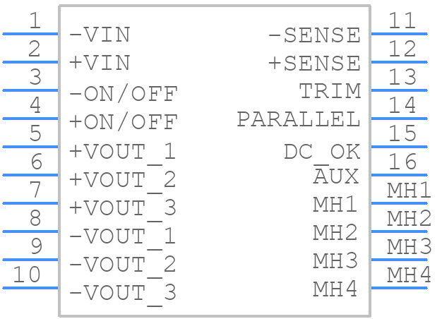 QSB40048S28 - XP POWER - PCB symbol