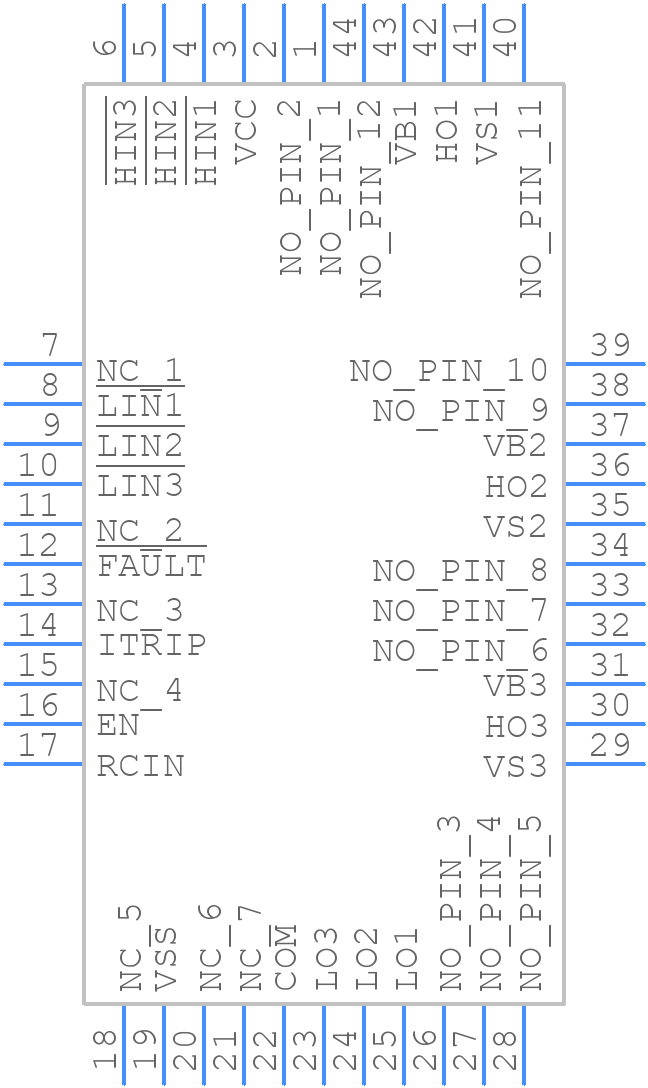 IRS2336JTRPBF - Infineon - PCB symbol
