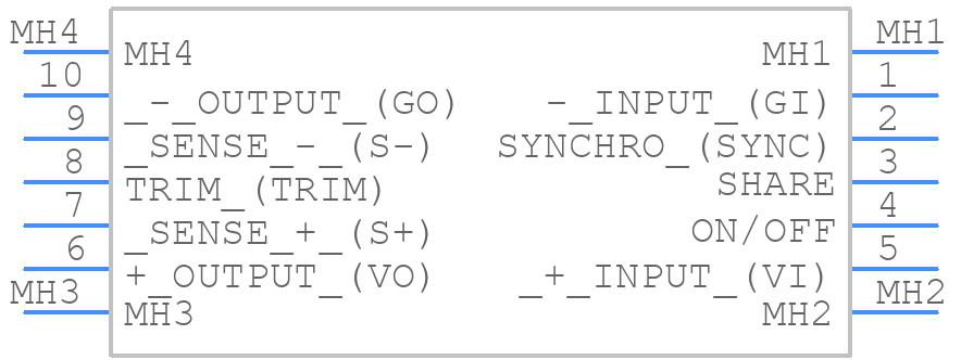 MGDS-150-H-C/S - STMicroelectronics - PCB symbol
