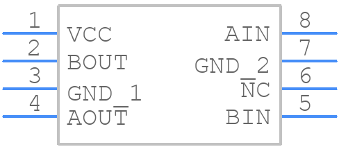 mx6208 - Sinotech Mixic Electronics - PCB symbol