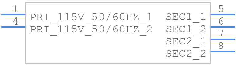 F56-350 - Triad Magnetics - PCB symbol