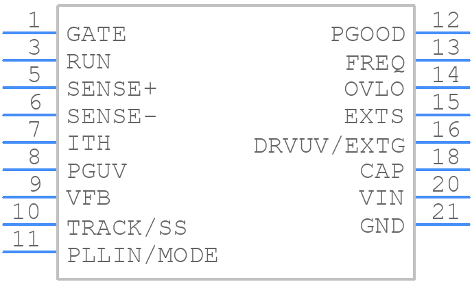 LTC3894EFE#TRPBF - Analog Devices - PCB symbol