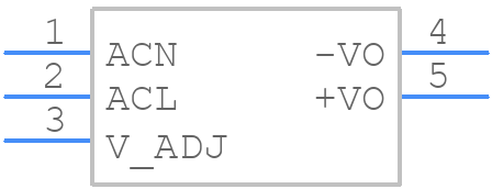 ECL10US09-P - XP POWER - PCB symbol