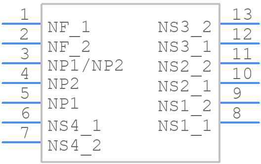 VGT15SEFD-250S4A7 - TDK - PCB symbol