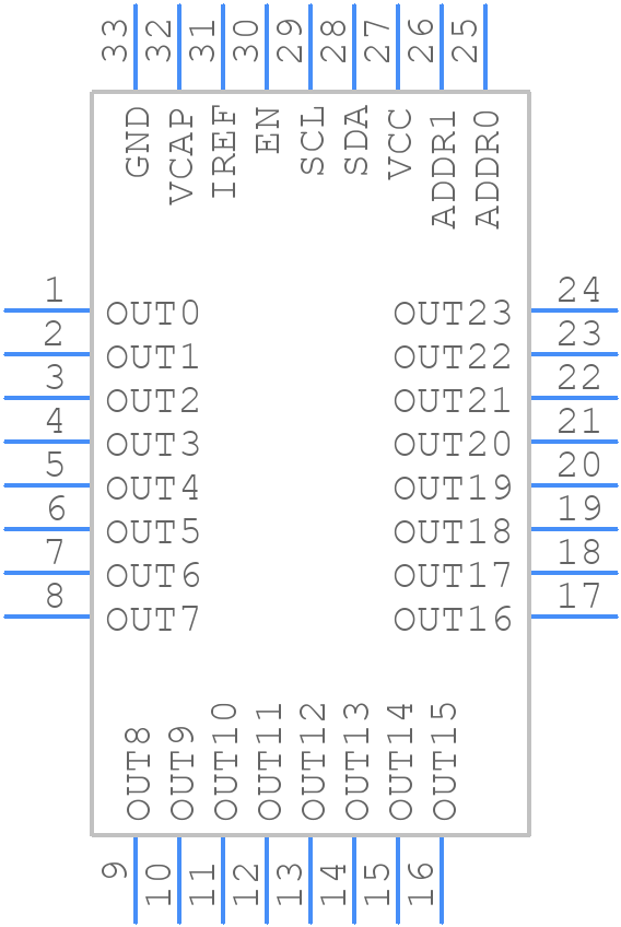 LP5024RSMR - Texas Instruments - PCB symbol
