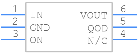 PTPS22919DCKR - Texas Instruments - PCB symbol
