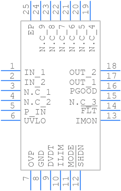 PTPS16630RGET - Texas Instruments - PCB symbol