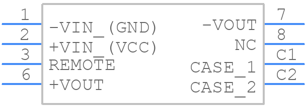 TMR 6-2413WIR - Traco Power - PCB symbol