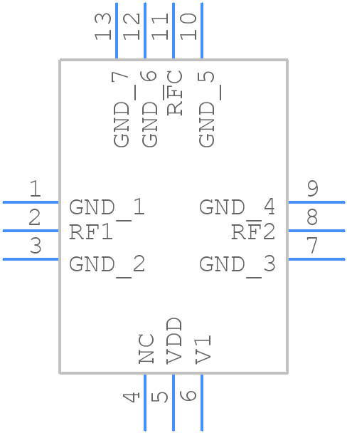 PE42426A-Z - Peregrine Semiconductor - PCB symbol