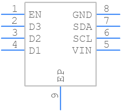 KTD2037EWE-TR - Kinetic Technologies - PCB symbol
