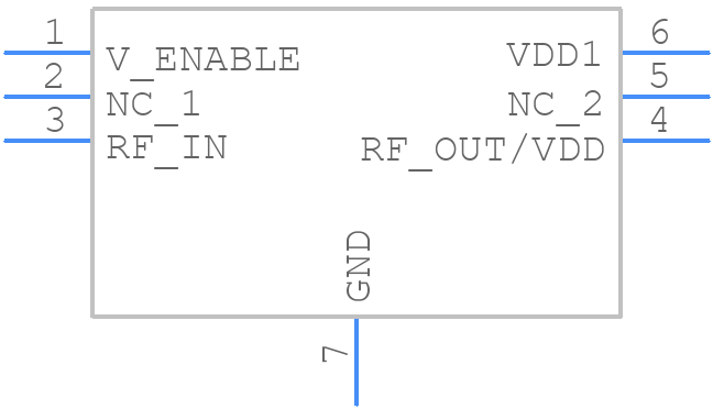 GRF2133 - Guerrilla RF - PCB symbol