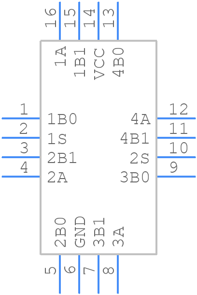 FSA2466UMX - onsemi - PCB symbol