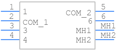 LC2254OANP - E-Switch - PCB symbol
