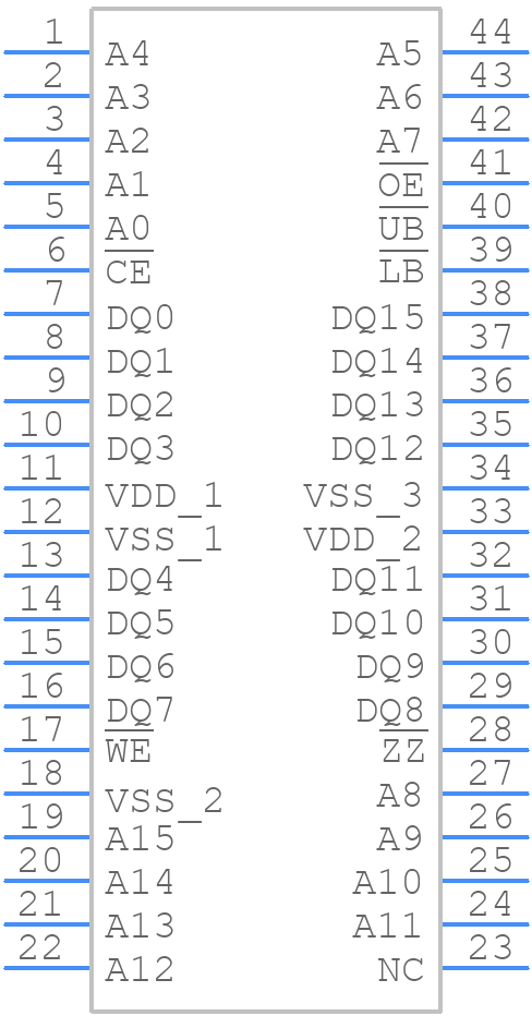 FM28V102A-TG - Infineon - PCB symbol